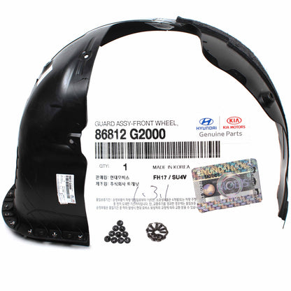 GENUINE Fender Liner FRONT RIGHT PASSENGER for 17-20 Hyundai Ioniq 86812G2000