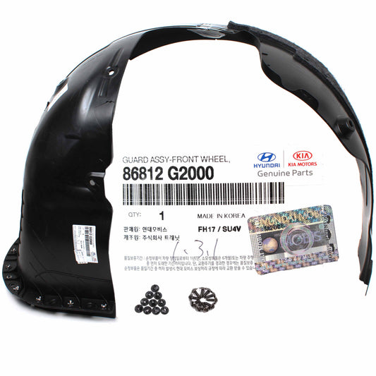 GENUINE Fender Liner FRONT RIGHT PASSENGER for 17-20 Hyundai Ioniq 86812G2000