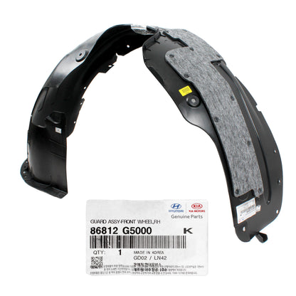 GENUINE Fender Liner RIGHT PASSENGER RH for 2017 2018 2019 Kia Niro 86812G5000