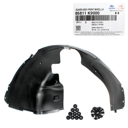 GENUINE Fender Liner FRONT LEFT DRIVER for 19-22 Hyundai Veloster N 86811K9000