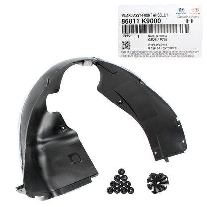 GENUINE Fender Liner FRONT LEFT DRIVER for 19-22 Hyundai Veloster N 86811K9000