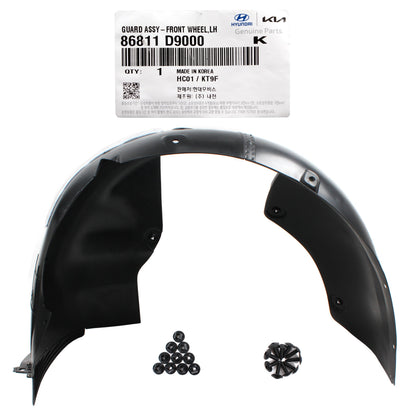 GENUINE Fender Liner FRONT LEFT DRIVER for 2017-2019 Kia Sportage 86811D9000