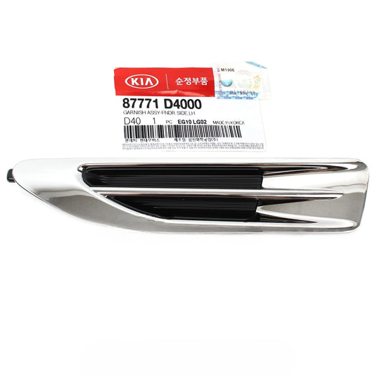GENUINE FENDER SIDE MOLDING FRONT DRIVER for 16-18 KIA OPTIMA 87771D4000
