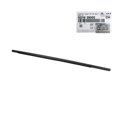 GENUINE Front Door Belt Molding LEFT DRIVER for 11-15 Hyundai Sonata 822103S000