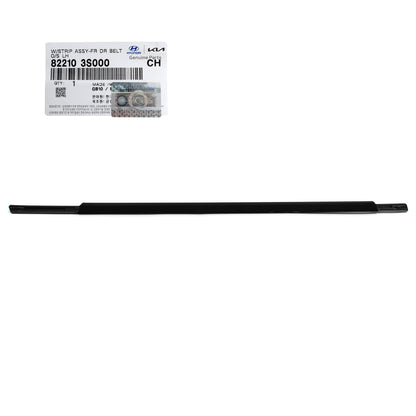 GENUINE Front Door Belt Molding LEFT DRIVER for 11-15 Hyundai Sonata 822103S000