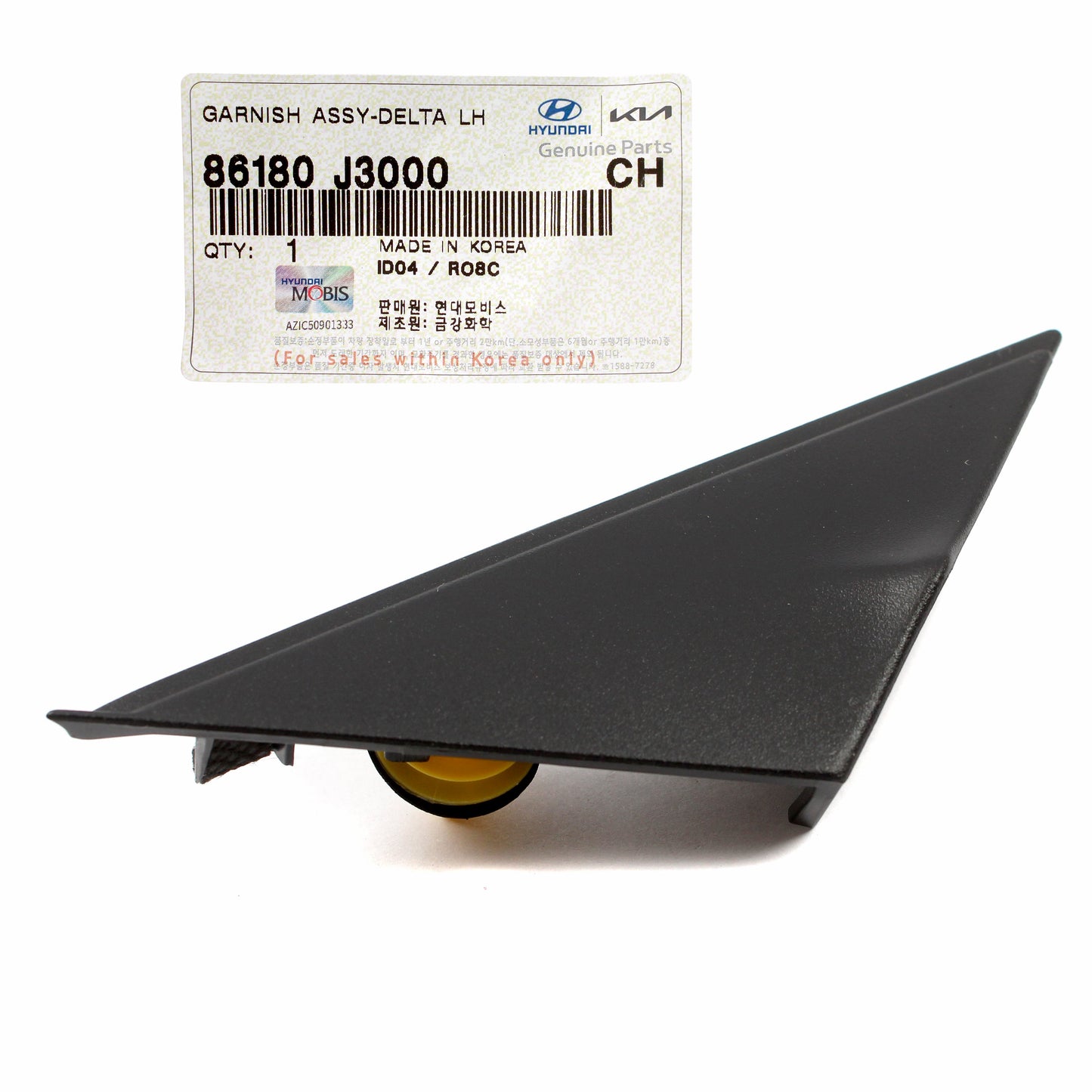 GENUINE Front Fender Pillar Trim Molding LEFT for 2019-22 Veloster 86180J3000