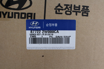 GENUINE FRONT Door Side Molding RIGHT for 13-17 Hyundai Santa Fe 877222W000CA