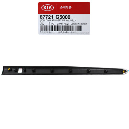 GENUINE FRONT Door Molding Lower LEFT DRIVER for 17-20 Kia Niro OEM 87721G5000