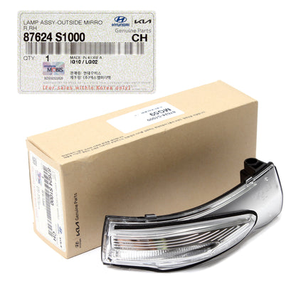OEM Outside Mirror Turn Signal Lamp RIGHT for 19-23 Hyundai Santa Fe 87624S1000