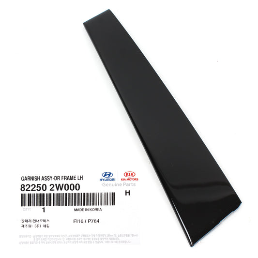 OEM Front Door Window Trim Applique LEFT DRIVER for 13-19 Santa Fe 822502W000