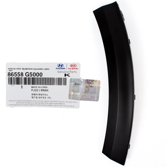 GENUINE Front Bumper Side Molding RIGHT PASSENGER for 17-20 Kia Niro 86558G5000