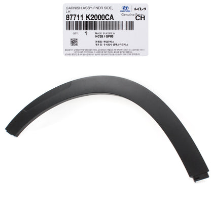 GENUINE Front Fender Wheel Molding LEFT for 20-22 Hyundai Venue 87711K2000CA