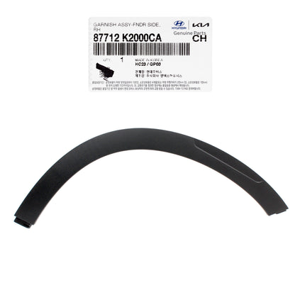 GENUINE Front Fender Wheel Molding RIGHT for 20-22 Hyundai Venue 87712K2000CA