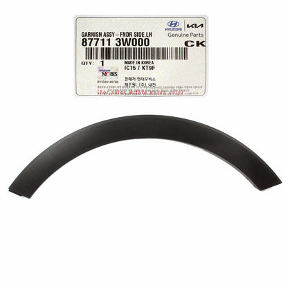 GENUINE FRONT Fender Flare Molding LEFT LH for 2011-16 Kia Sportage 877113W000