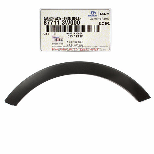 GENUINE FRONT Fender Flare Molding LEFT LH for 2011-16 Kia Sportage 877113W000