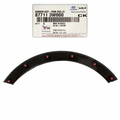 GENUINE FRONT Fender Flare Molding LEFT LH for 2011-16 Kia Sportage 877113W000