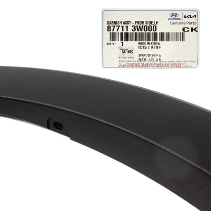GENUINE FRONT Fender Flare Molding LEFT LH for 2011-16 Kia Sportage 877113W000