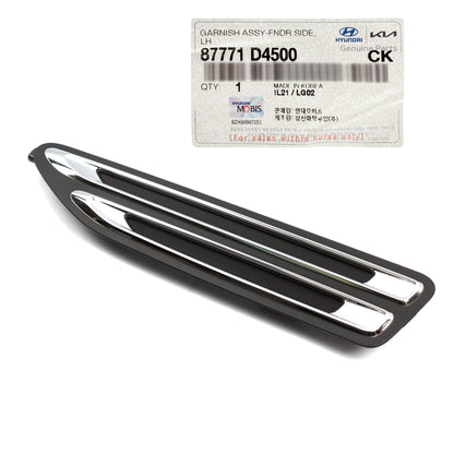 OEM Front Fender Vent Grille Molding LEFT for 2019-2020 Kia Optima 87771D4500
