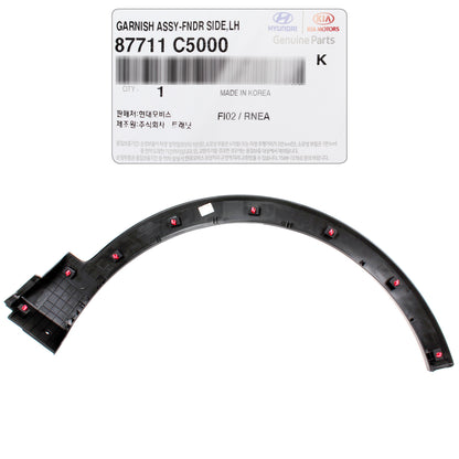 GENUINE Fender Wheel Molding FRONT DRIVER for 16-20 Kia Sorento 87711C6000