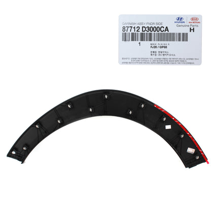 OEM Hyundai FRONT Fender Wheel Molding LT RT for 16-20 Tucson 87711D3000