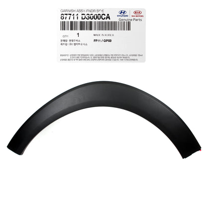 OEM Hyundai FRONT Fender Wheel Molding LT RT for 16-20 Tucson 87711D3000