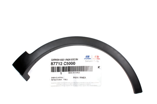 GENUINE Fender Wheel Molding FRONT RIGHT for 16-20 Kia Sorento 87712C6000
