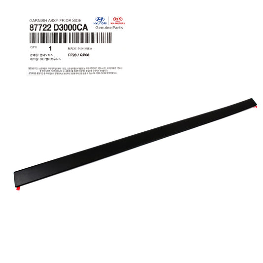 GENUINE FRONT Door Molding RIGHT for 2016-2020 Hyundai Tucson 87722D3000CA