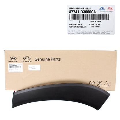 GENUINE Rear Fender Wheel Molding LEFT for 16-20 Hyundai Tucson 87741D3000CA