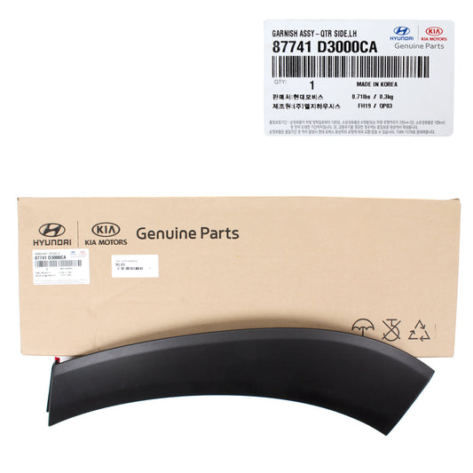 GENUINE Rear Fender Wheel Molding LEFT for 16-20 Hyundai Tucson 87741D3000CA