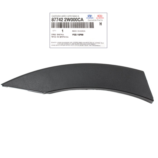 OEM Rear Fender Molding RIGHT for 13-18 Hyundai Santa Fe Sport 877422W000CA