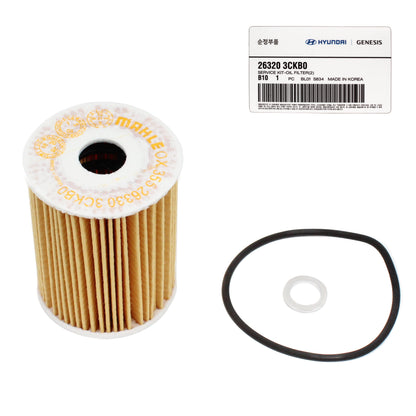 OEM Oil Filter for 2014-23 Genesis Hyundai Kia 3.3L 3.8L 263203CKB0