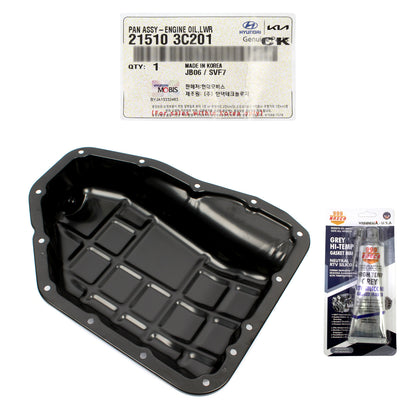 OEM Engine Oil Pan Lower for Azera Santa Fe Cadenza Sedona Sorento 215103C201