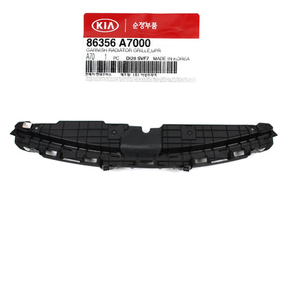 GENUINE Radiator Grille Upper Cover for 2014-16 Kia Forte & Koup 86356A7000