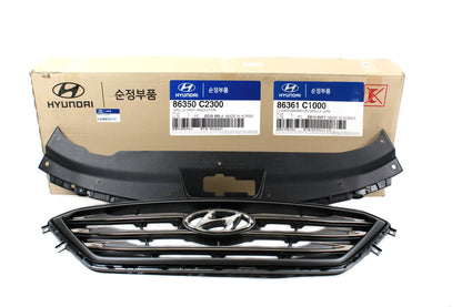 GENUINE OEM Radiator Grille for 2015-2017 Hyundai Sonata Turbo OEM 86350C2300