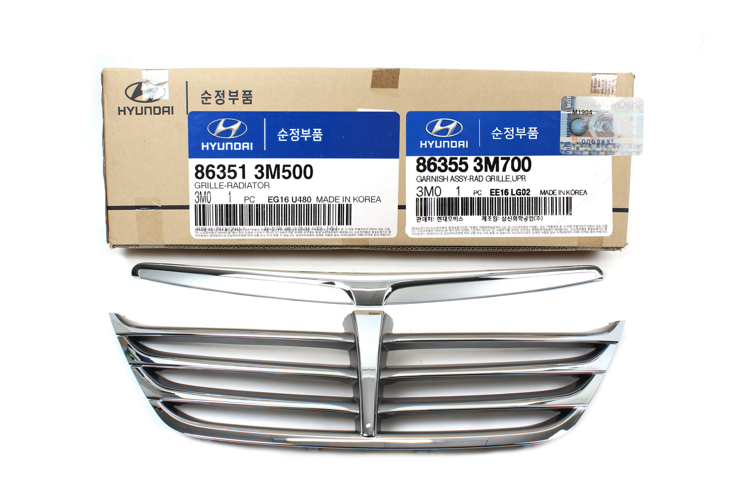 GENUINE Radiator Grille for 2012-2014 Hyundai Genisis Sedan OEM 863513M500