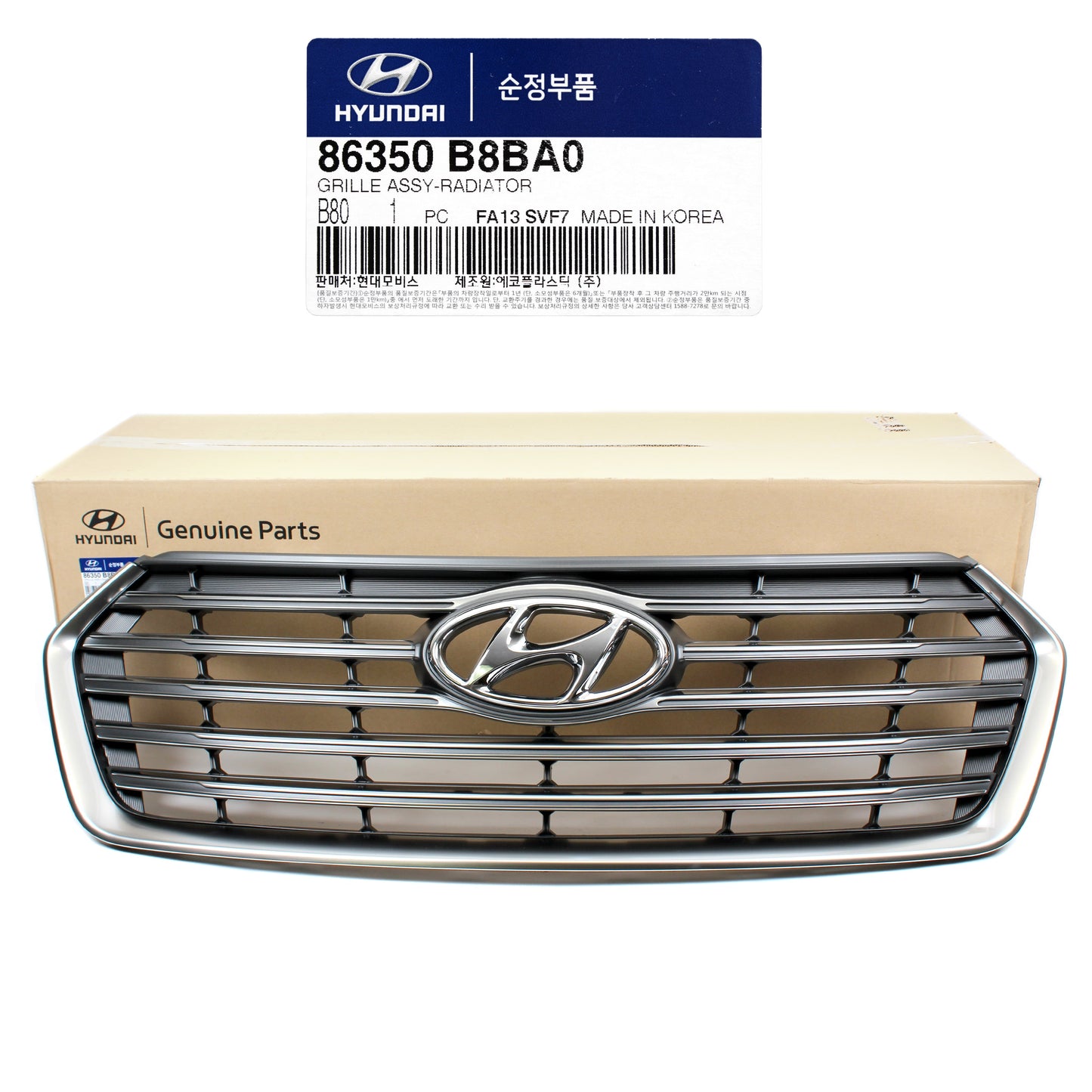 GENUINE Radiator Grille for 2017-2019 Hyundai Santa Fe XL 86350B8BA0