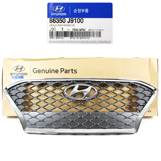 GENUINE Radiator Grille GRAY SILVER for 2018-2021 Hyundai Kona 86350J9100