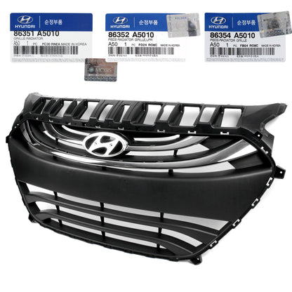 GENUINE Radiator Grille W/O Chrome for 13-15 Hyundai Elantra GT 86351A5010