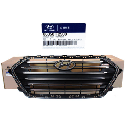 GENUINE Radiator Grille W/O Molding for 17-18 Hyundai Elantra 1.6L 86350F2500