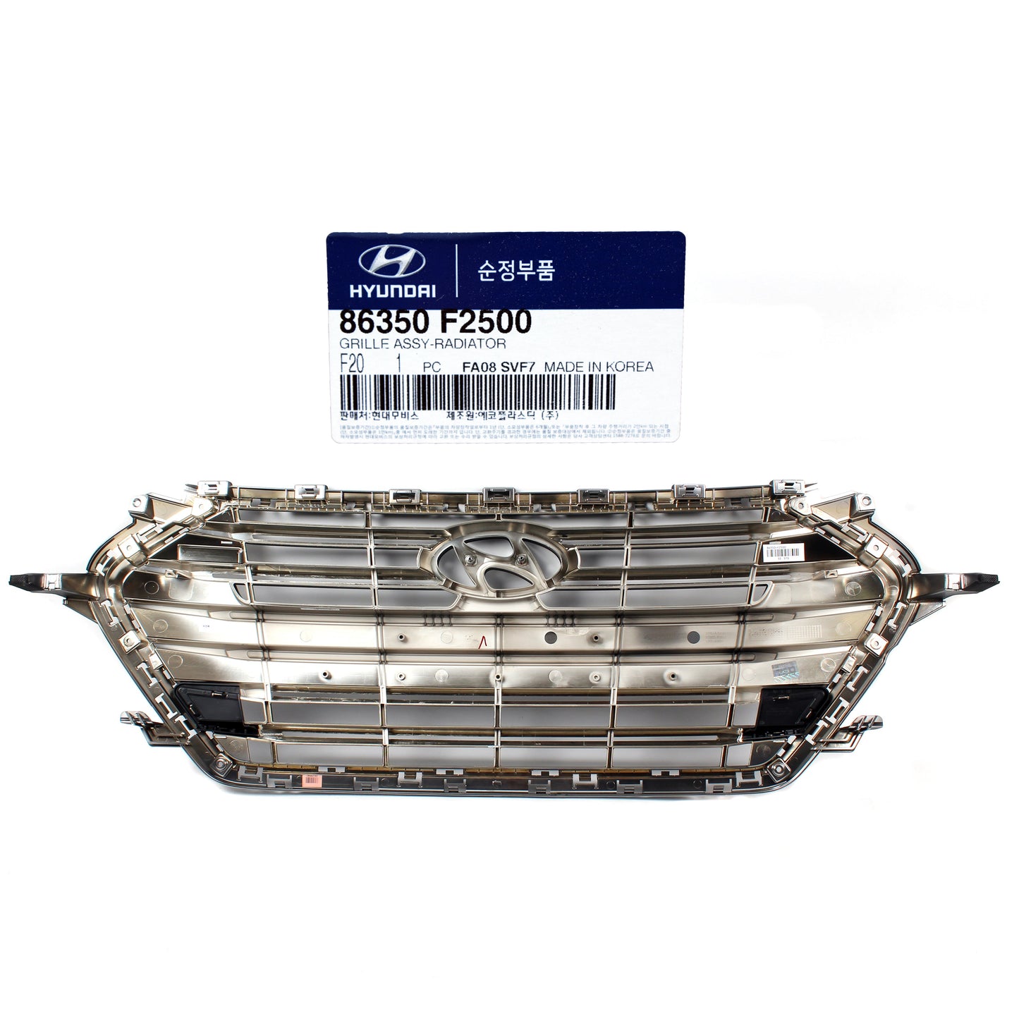 GENUINE Radiator Grille W/O Molding for 17-18 Hyundai Elantra 1.6L 86350F2500