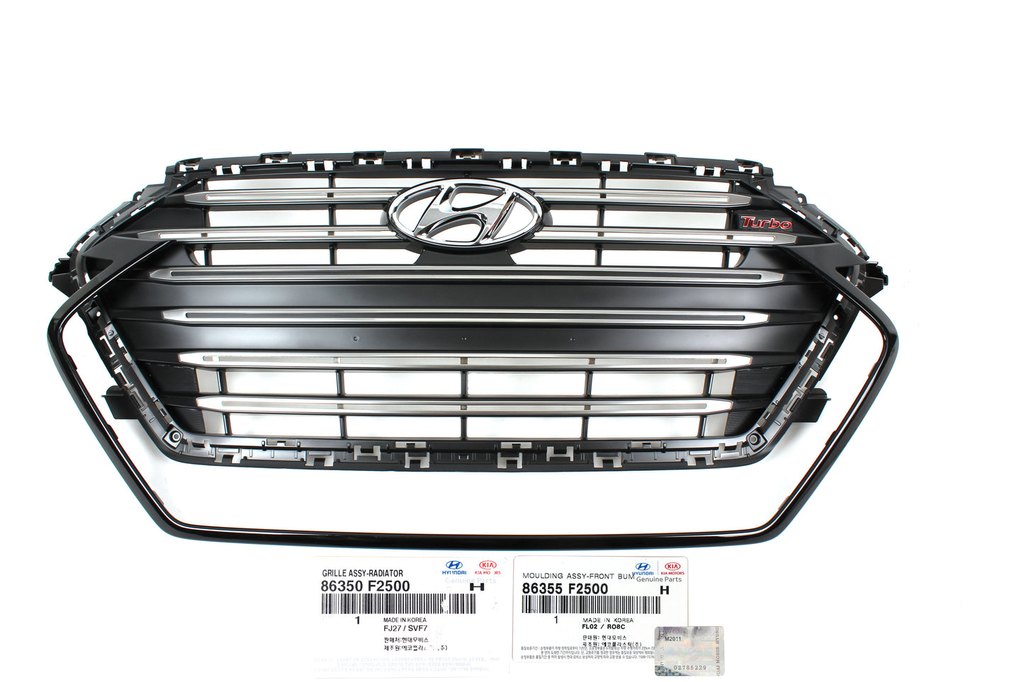 GENUINE Radiator Grille W/O Molding for 17-18 Hyundai Elantra 1.6L 86350F2500
