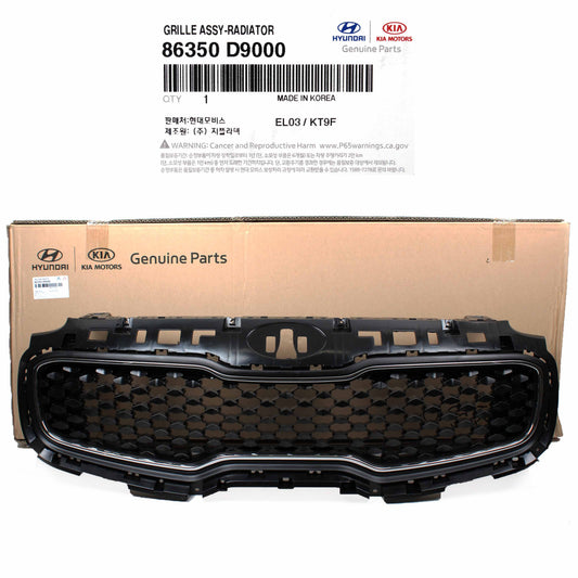 GENUINE Radiator Grille Black for 2017-2019 Kia Sportage EX LX SX 86350D9000