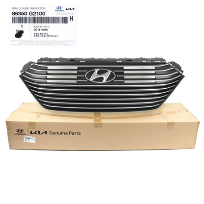Genuine Radiator Grille w/ Smart Auto Brake for 2017-2018-2019 Hyundai Ioniq 86350G2100