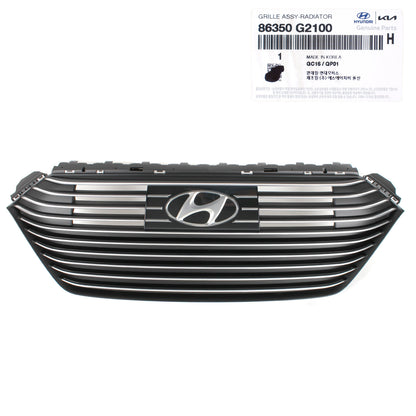Genuine Radiator Grille w/ Smart Auto Brake for 2017-2018-2019 Hyundai Ioniq 86350G2100