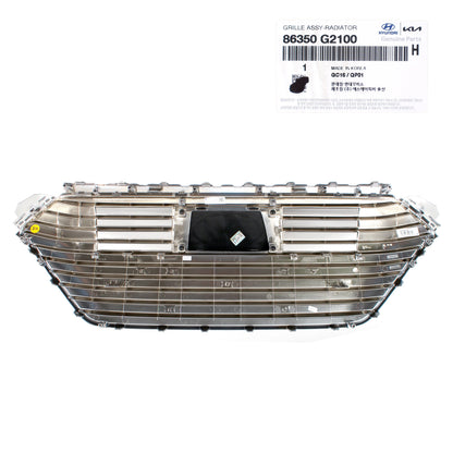 Genuine Radiator Grille w/ Smart Auto Brake for 2017-2018-2019 Hyundai Ioniq 86350G2100