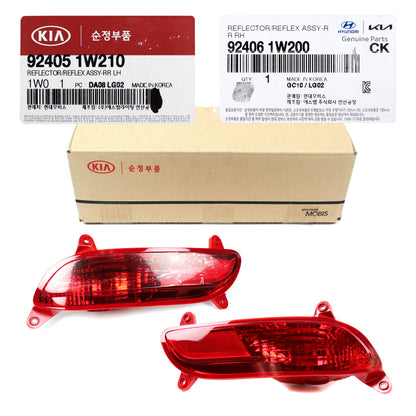 GENUINE REAR Bumper Reflector RIGHT for 12-15 Kia Rio Hatchback OEM 924061W200