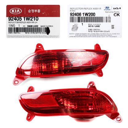 GENUINE REAR Bumper Reflector RIGHT for 12-15 Kia Rio Hatchback OEM 924061W200