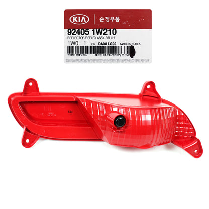 GENUINE REAR Bumper Reflector DRIVER for 12-15 Kia Rio Hatchback OEM 924051W210