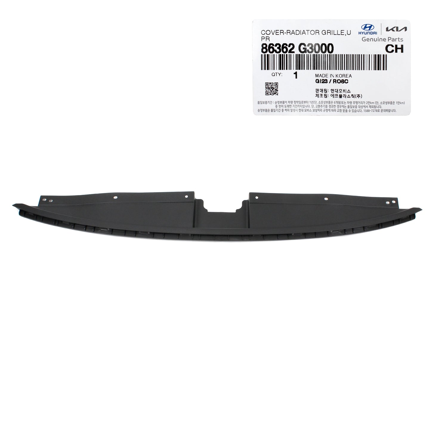 GENUINE Front Grille Upper Cover for 2018-2020 Hyundai Elantra GT 86362G3000