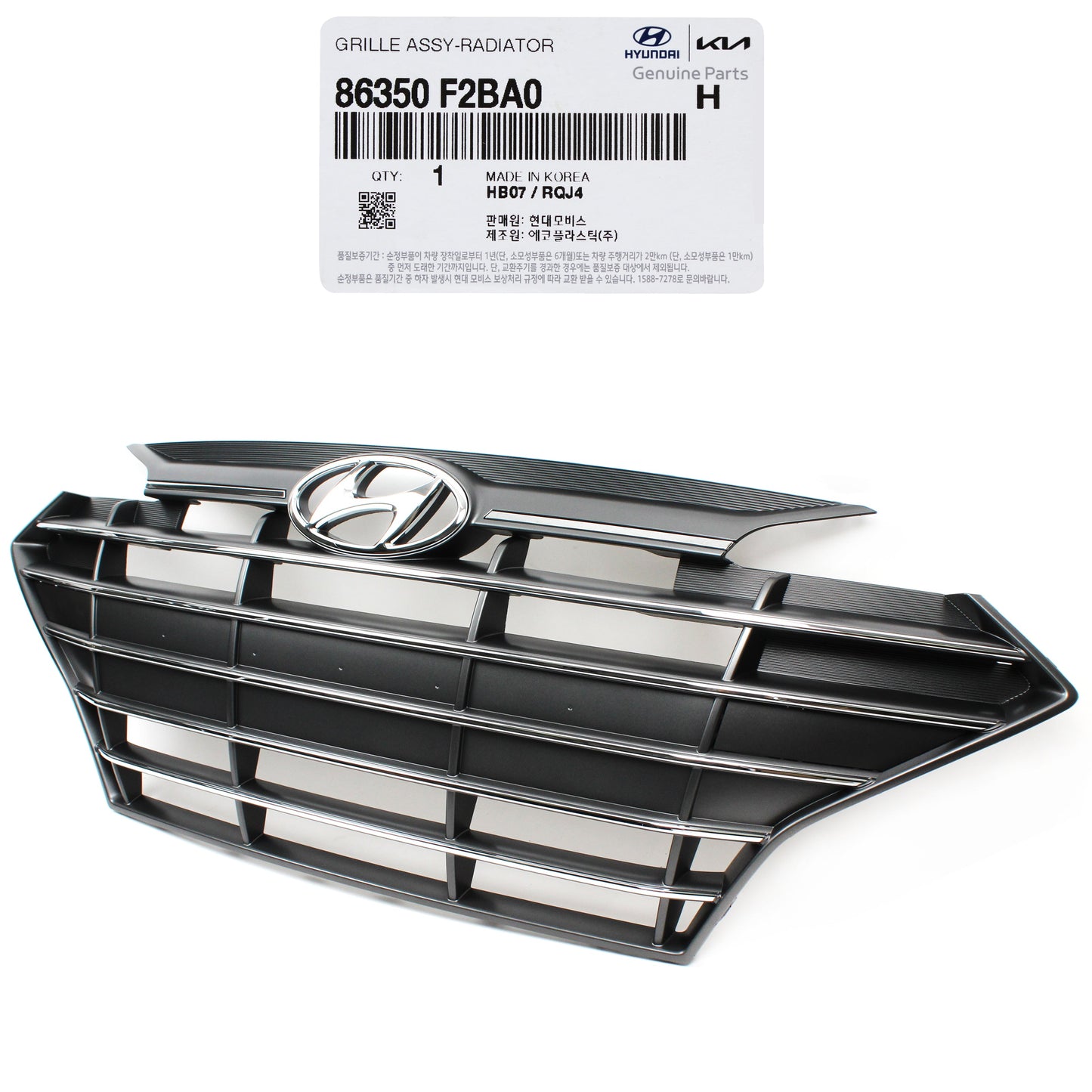 GENUINE Front Radiator Grille for 2019 2020 Hyundai Elantra Sedan 86350F2BA0